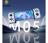 Shein Controlador de juegos para teléfono móvil Android EasySMX M05, compatible con iOS 15 y superior, conexión USB/Bluetooth + directa, con vibración, comp