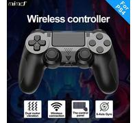 Shein Controlador inalámbrico compatible con PS 4/Slim/Pro, mango mejorado con vibración dual/palanca analógica/sensor de movimiento de 6 ejes/cable de carg