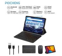 Shein Coopers Tablet 2024 talla grande reciente, Tableta 2 en 1 de 10 pulgadas, Android 13, 6GB RAM 128GB ROM/RK3562 Quad-Core 2.0Ghz/2.4G+5G WiFi/BT5.0/2MP