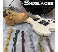 Shein Cordones redondos de 5mm de ancho, multicolor, recambio adecuado para botas, botas de motocicleta, botas de senderismo, zapatos de viaje, zapatos depo