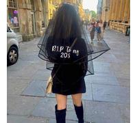 Shein Corona de cumpleaños número 30, " Veinte Años" Corona negra luto, duelo por mi juventud, alternativa gótica, funeral de la juventud para mujeres, deco