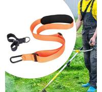 Shein Correa de hombro ajustable para recortadora de césped, correa de hombro para recortadora de arbustos, color naranja