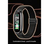 Shein Correa de nailon compatible con Xiaomi Mi Band 10/9/8, brazalete deportivo transpirable de alta calidad, accesorios de reloj inteligente, cómodo y dur