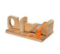 Shein Cortador de fiambres de madera Cortador de verduras manual de acero inoxidable Artefacto de cocina