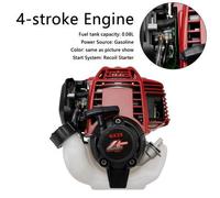 Shein Cortadora de césped con motor de 4 tiempos y 25 cc, desbrozadora y desbrozadora, compatible con GX25