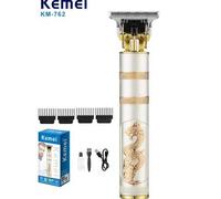 Shein Cortadora de pelo inalámbrica 2 en 1 para hombres | Kemei KM-762, carga rápida USB-C, construcción de aleación resistente, recortadora todo en uno | B