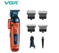 Shein Cortadora de pelo profesional VGR, recortadora eléctrica de pelo con nueve ángulos de cuchillas, recortadora inalámbrica con función turbo aceleradora