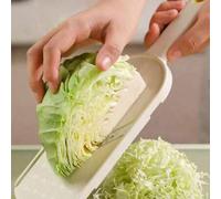 Shein Cortadora y rallador profesional de verduras de cocina tipo juliana - Cortador de hojas de acero inoxidable para repollo, zanahorias, pepinos y ensala
