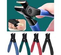 Shein Cortauñas profesional de acero inoxidable para uñas gruesas y duras en 4 colores diferentes. Gran abertura XL para un recorte sin esfuerzo y de alta c