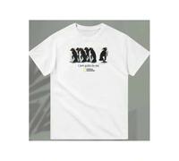 Shein Cotton Short Sleeve T-Shirt I Just Gotta Be Me National Geographic Penguin Shirt, Trending Shirt 25, Gifts Suitable for Him, Her, Menswear Tshirt Fabr