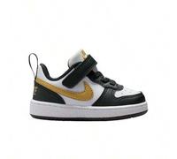 Shein Court Borough Low Recraft Baby & Toddler Shoes Black/Black/White/Metallic Gold DV5458