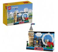 Shein Creator 40569 Postal de Londres, Regalos para niños y niñas, Bloques de construcción, Temporada de vuelta a clases, Regalo de Navidad