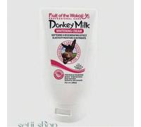 Shein Crema blanqueadora de cuerpo axilas,rodillas,ingles de leche de burra Fuit of Wokali 180ml, Loción corporal Suavizante y regeneradora, Hidratación pro