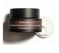 Shein Crema de ácido hialurónico de arroz negro Haruharu Wonder 50 ml - Hidratante sin perfume para pieles sensibles y deshidratadas, 10 tipos de ácido hial