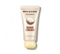 Shein Crema de manos de coco para el domingo lento, fragante, para manos secas, crema para el cuidado de las manos, hidratante, suavizante de la piel, nutri