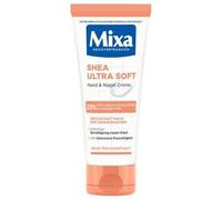 Shein Crema de manos y uñas ultra suave Mixa Shea - Bálsamo de manos nutritivo para manos secas, agrietadas y ásperas, protección y cuidado intensivo con gl