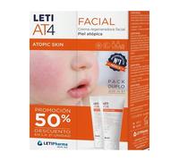 Shein Crema Facial Leti AT4 para Piel Atópica 50ml o Duplo 50+50ml - Cuidado Diario para Bebés, Niños y Adultos - Nutre e Hidrata Profundamente - Alivia Seq