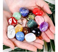 Shein Cristales multicolor pulidos a granel, set de piedras cuarzo pulidas asimétricas, rocas de colores de los chakras, minerales gemas, relleno para flore