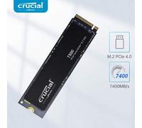 Shein Crucial Micron T500 Pro 1TB 2TB SSD de alta velocidad y gran capacidad | Interfaz M.2 NVMe PCIe 4.0*4 de protocolo de máxima velocidad, velocidad de l