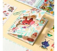 Shein Cuaderno de anillas 3 en 1 Judith Nick Stitch, con páginas interiores de colores bonitas y prácticas, portátil, para planificación, diario, vuelta al