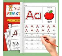Shein Cuaderno de ejercicios de 32 páginas, cuaderno de ejercicios de caligrafía para aprender caligrafía, herramienta de entrenamiento de control de pluma