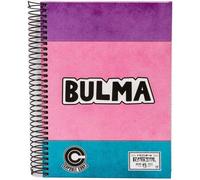 Shein Cuaderno Dragon Ball Bulma A5 Con Hojas Cuadriculadas Entrega 24/48 Horas - Envío Desde España
