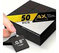 Shein Cuadrados y puntos magnéticos - 20/50 piezas Magnetos flexibles autoadhesivos y extraíbles (4/5" X 4/5") - Adhesivo fuerte para refrigerador, manualid