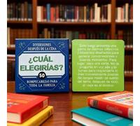 Shein ¿Cuál Elegirías? El juego de mesa de trivia familiar es perfecto para la diversión después de las comidas. Con 50 acertijos creativos, toda la familia