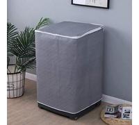 Shein Cubierta para lavadora de carga superior, tipo universal a prueba de polvo, adecuada para lavadoras de 6-10 kg, fácil de limpiar, cubierta protectora,