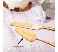 Shein Cuchillo de tarta personalizado con grabado, un regalo único para parejas en su boda o aniversario para el corte de la tarta, un recuerdo especial, ju