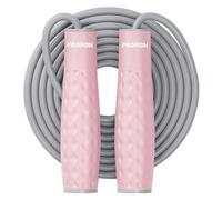 Shein Cuerda de saltar con peso para adultos PROIRON con mangos antideslizantes, cuerda de saltar ajustable en longitud y peso de 7 mm de grosor para mujere