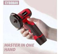 Shein CYBOBAN Herramientas eléctricas, 12V Grinder de ángulo micro, máquina de pulido de batería recargable de litio, eliminación de óxido, corte, pulido, m