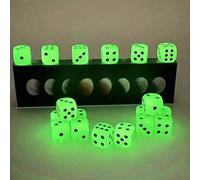 Shein Dados luminosos, juego de lanzamiento, juego de fiesta, suministros de club, dados fluorescentes para KTV, accesorios de juegos de fiesta, juegos de f