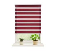 Shein DalinaTextil Estore Enrollable de Doble Capa Noche y día, Blinds, Persiana Enrollable para ventana combina tejido opaco y tanslúcido,facíl de instalac