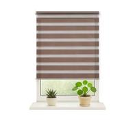 Shein DalinaTextil Estore Enrollable de Doble Capa Noche y día, Blinds, Persiana Enrollable para ventana combina tejido opaco y tanslúcido,facíl de instalac