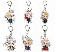 Shein Decoración colgante de acrílico con llavero de personajes de anime Tokyo Revengers, como Takemichi Hanagaki, Hinata Tachibana y Naoto Tachibana. Ideal