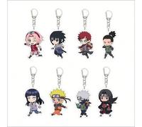 Shein Decoración colgante de bolso de dibujos animados Llavero acrílico de Sasuke Uchiha, Sakura Haruno, Kakashi Hatake, colgante de dibujos animados lindo