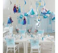 Shein Decoraciones colgantes con remolinos de Olaf congelado, flujos de remolinos de hoja de aluminio congelada, decoraciones colgantes para el techo para s