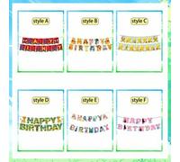 Shein Decoraciones de banderines y pancartas para fiestas con temas de Winnie The Pooh, Spider-Man, El Rey León, Princesas; regalos pequeños para fiestas; d