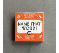 Shein Delicia después de la cena - Juego de mesa familiar de 50 cartas, juego de palabras de tarjetas mini, juego de fiesta