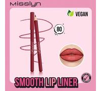 Shein Perfilador de labios suave, maquillaje facial Colorstay, colores de labios ricos de larga duración, aplicación suave, lápiz labial, maquillaje Y2K par
