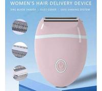 Shein Depiladora eléctrica, afeitadora para mujeres, unidad de depilación portátil que funciona con 2 baterías AAA, depiladora inalámbrica para mujeres, rec