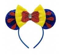 Shein Diadema de Blancanieves y los siete enanitos, diadema decorada con una manzana envenenada, diadema de disfraz para juego de roles, bandas para el cabe