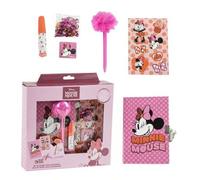 Shein Diario Set Minnie - Diario Infantil con Fuzzy Pen, Stickers y Accesorios Temáticos de Minnie Mouse