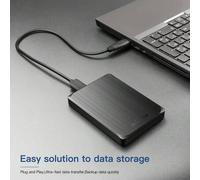Shein Disco duro externo portátil ultrafino (320GB-1TB) - USB 3.0, velocidad de transferencia de datos 120MB/s, compatible con portátiles, PC, computadoras