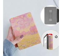 Shein Diseño de asa con clip magnético trasero, se adhiere a la portada del libro, funda de silicona suave, fácil de desmontar y montar, compatible con Kind