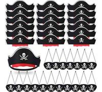Shein Disfraces de Piratas del Caribe: La Maldición de la Perla Negra, Accesorios, Mantas para Fiestas de Halloween, Tocados de Pirata, Sombrero, Máscara de