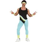 Shein Disfraz de Gimnasta para Adultos en Estilo Retro de los 80s Ropa de Fitness con Diseño Colorido y Ajuste Cómodo Ideal para Fiestas Temáticas, Celebrac