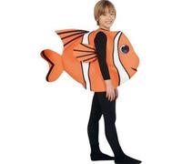 Shein Disfraz de Pez Clown para Niños y Niñas, Fantasía Infantil de Animales Acuáticos para Carnaval, Fiestas Temáticas y Diversión en Casa, Disponible en M