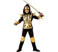 Shein Disfraz Dragón Guerrero japonés Ninj4 Gold Infantil - Disfraz Diseño Original y Divertido - Disfraz Dragón Guerrero japonés Ninj4 Gold - Perfecto Para